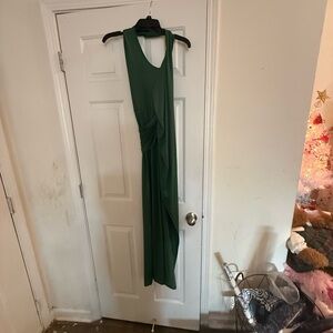 Elegant Green Evening Dress